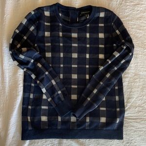 Banana Republic plaid sweater in xs